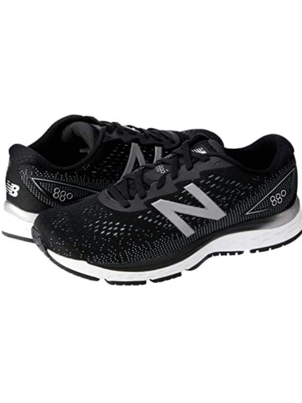 New Balance Men’s  880 Black Silver White Running Shoes Size US 7.5